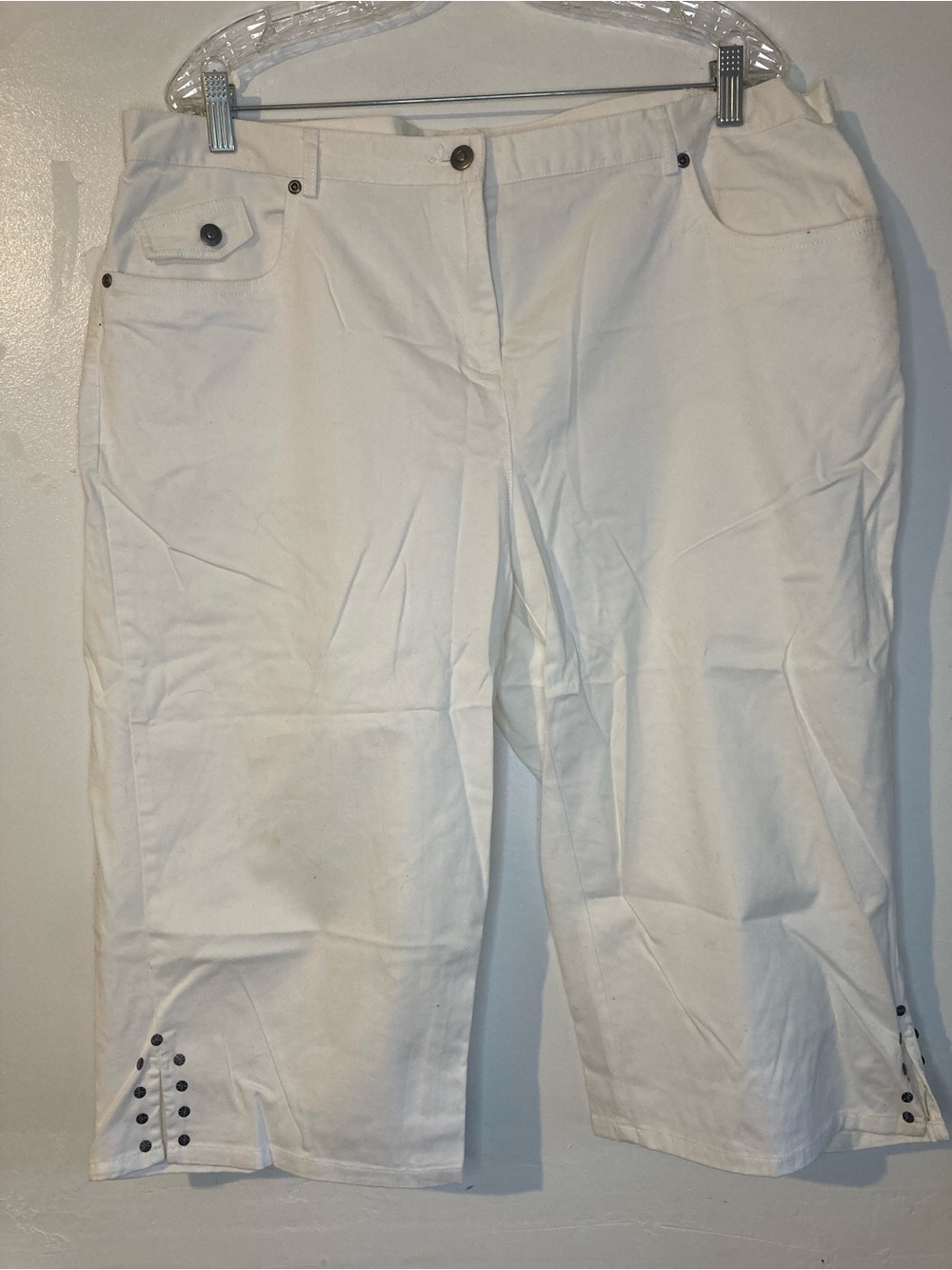 Ruby Rd. White Women's Pants with Branded Label - Picture 4 of 10